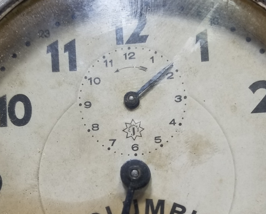 OSMANLI DÖNEMİ COLUMBIA MODELİ JUNKHANS ÇALARLI MASA SAATİ