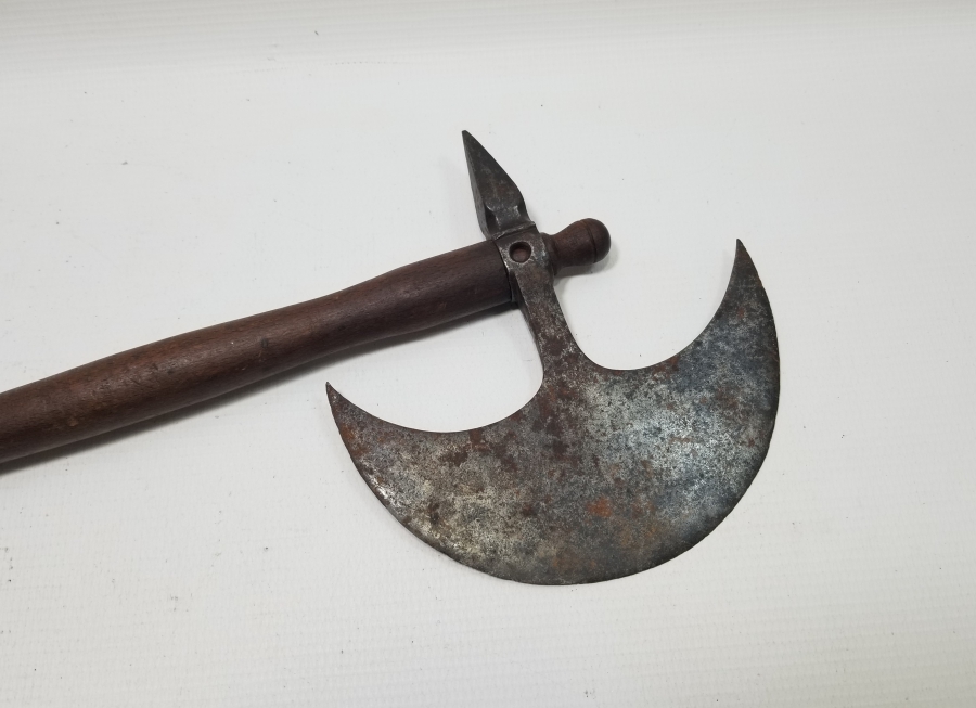 OSMANLI DÖNEMİ NADİR ZIRH DELİCİLİ YENİÇERİ SAVAŞ BALTASI - TEBERİ