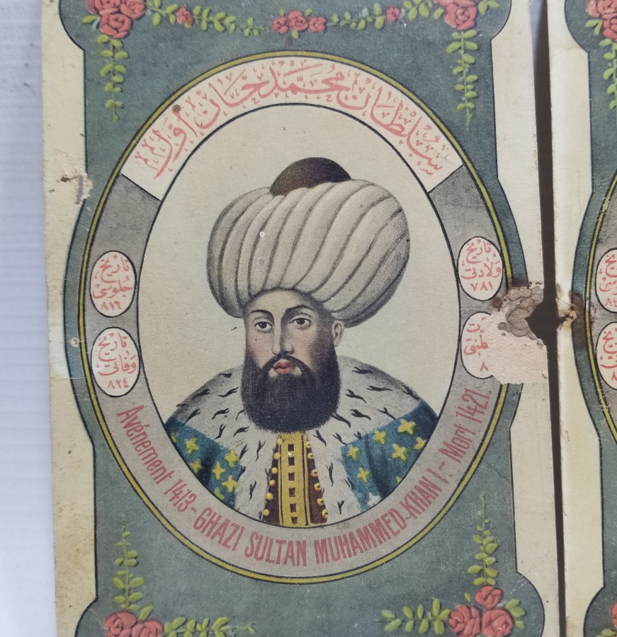 ÜZERLERİ OSMANLICA YAZILI MAX FRUCHTERMANN EDİTÖRLÜ NADİR OSMANLI PADİŞAHLARI SERİSİ KARTPOSTALLAR