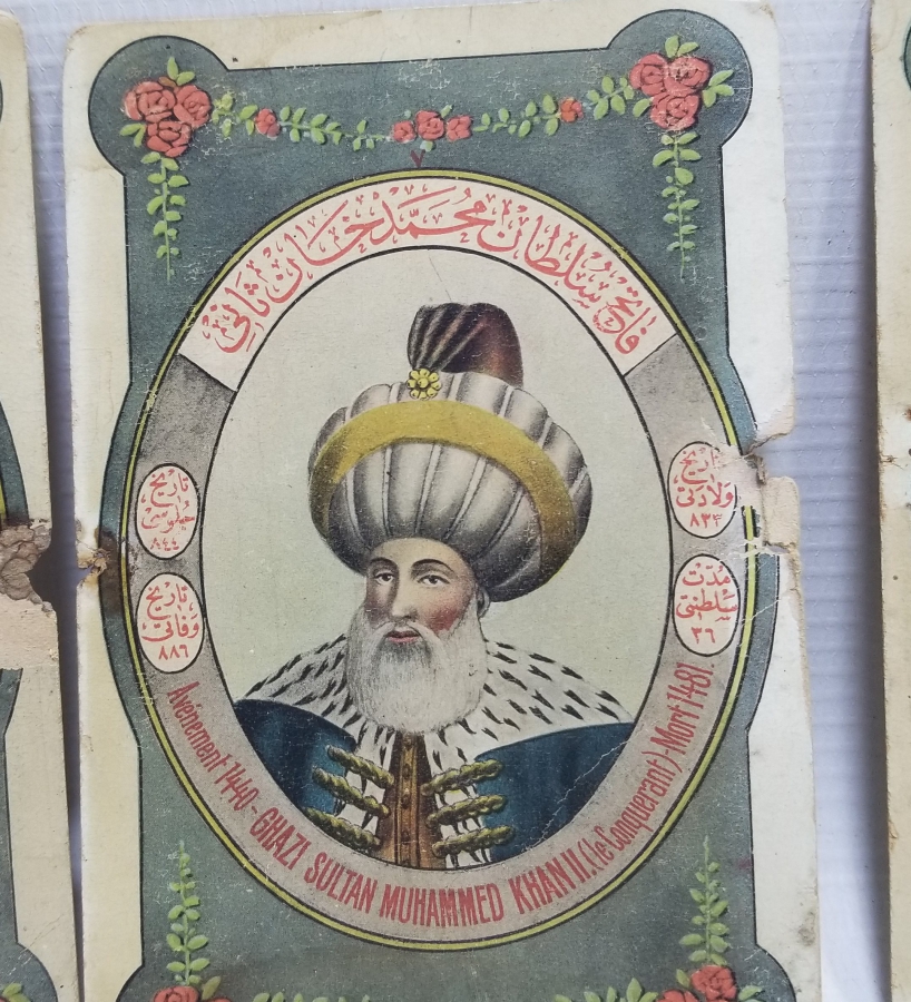 ÜZERLERİ OSMANLICA YAZILI MAX FRUCHTERMANN EDİTÖRLÜ NADİR OSMANLI PADİŞAHLARI SERİSİ KARTPOSTALLAR