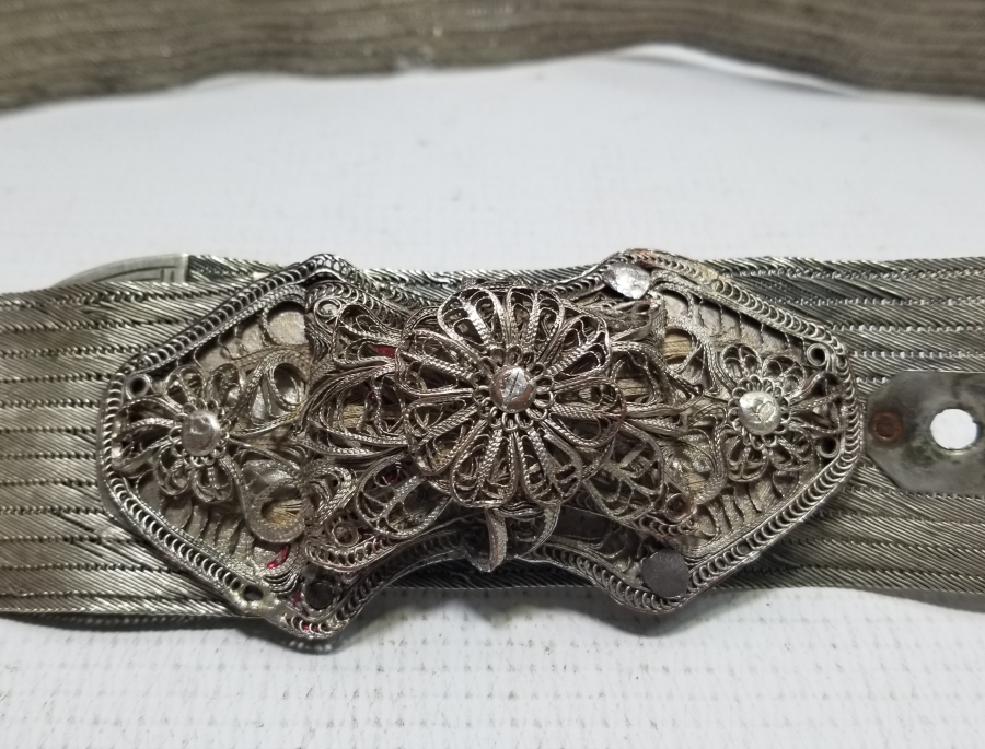 OSMANLI DÖNEMİ EL YAPIMI HASIR ÖRME GELİN KEMERİ