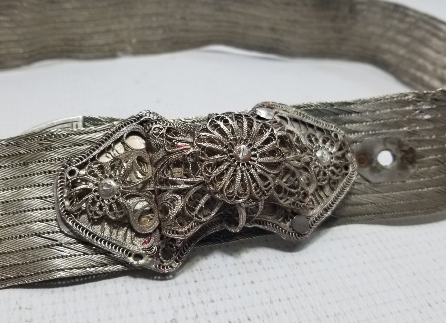 OSMANLI DÖNEMİ EL YAPIMI HASIR ÖRME GELİN KEMERİ