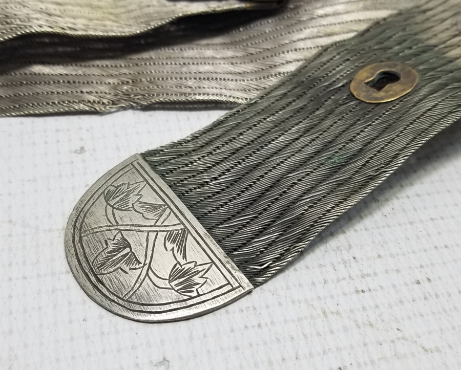 OSMANLI DÖNEMİ EL YAPIMI HASIR ÖRME GELİN KEMERİ