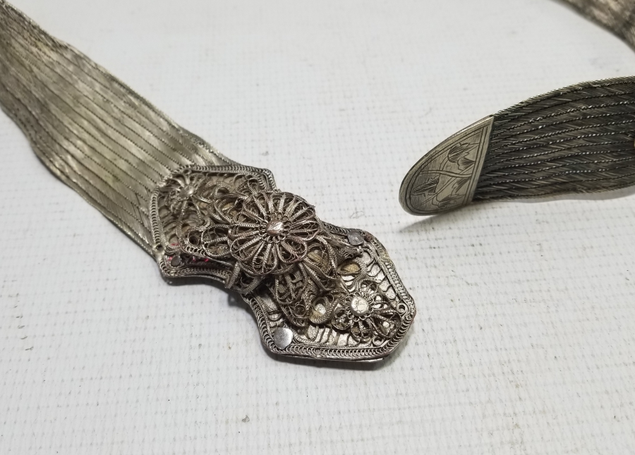 OSMANLI DÖNEMİ EL YAPIMI HASIR ÖRME GELİN KEMERİ