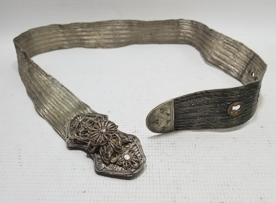 OSMANLI DÖNEMİ EL YAPIMI HASIR ÖRME GELİN KEMERİ