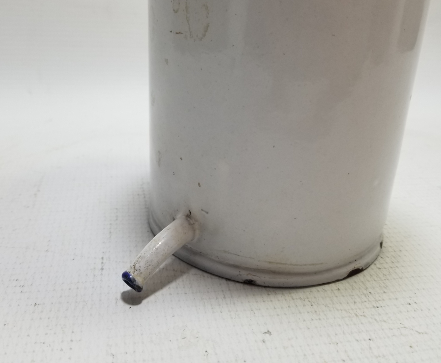 NADİR TİPTE OSMANLI DÖNEMİ EMAYE SERUM ŞİŞESİ