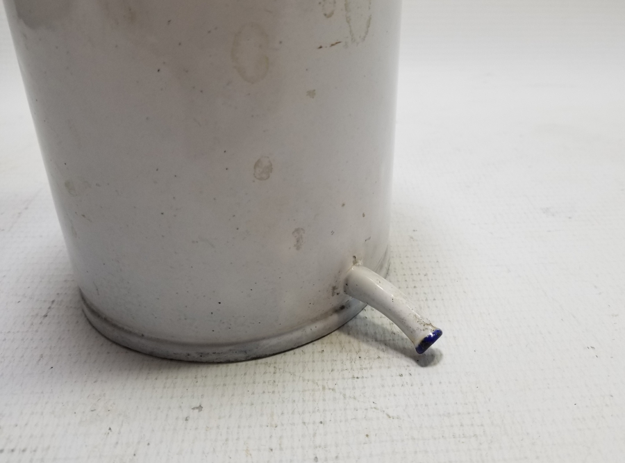 NADİR TİPTE OSMANLI DÖNEMİ EMAYE SERUM ŞİŞESİ