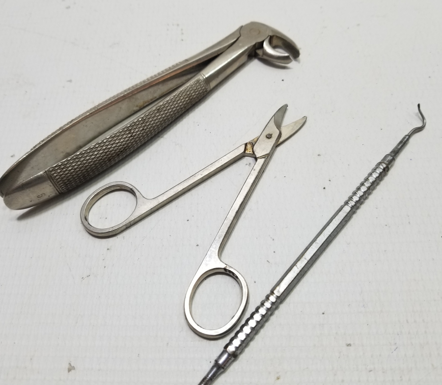 ANTİKA DİŞÇİ ALETLERİ LOTU