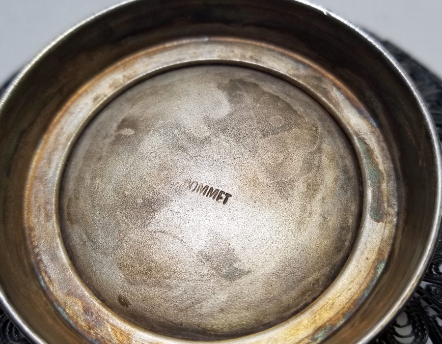 TELKARİ İŞÇİLİKLİ EL YAPIMI ALTI DAMGALI NADİR GÜMÜŞ RUS MİNİ JARDİNYER