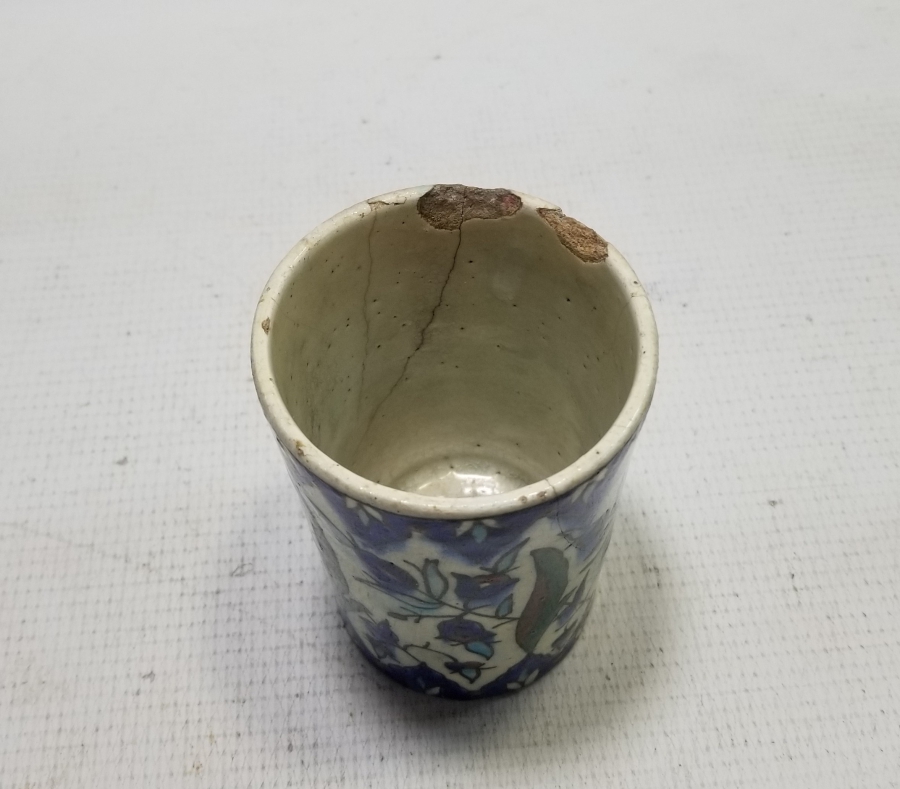 NADİR RENKTE OSMANLI DÖNEMİ İZNİK BARDAK