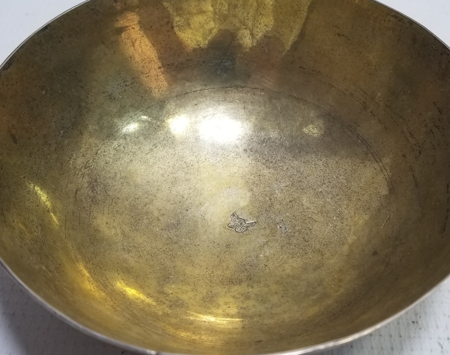 2. MAHMUD HAN DÖNEMİ İÇİ ALTIN VERMEYLİ GÜMÜŞ TAS