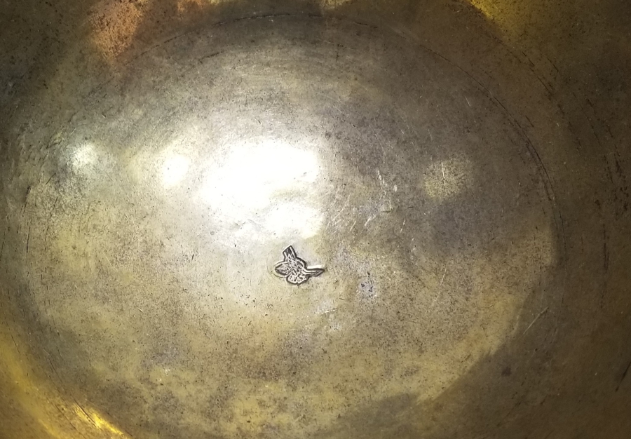 2. MAHMUD HAN DÖNEMİ İÇİ ALTIN VERMEYLİ GÜMÜŞ TAS