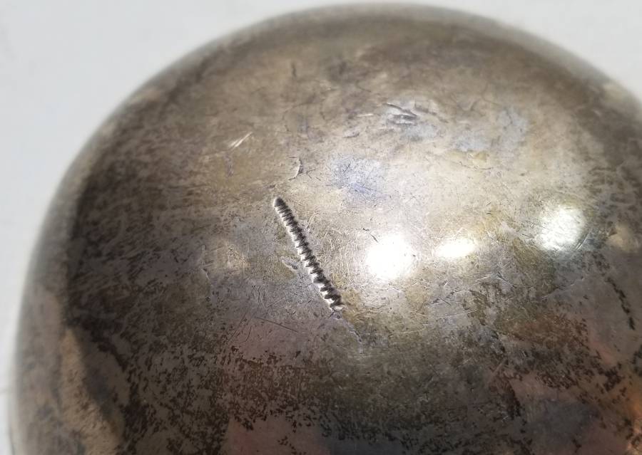 2. MAHMUD HAN DÖNEMİ İÇİ ALTIN VERMEYLİ GÜMÜŞ TAS