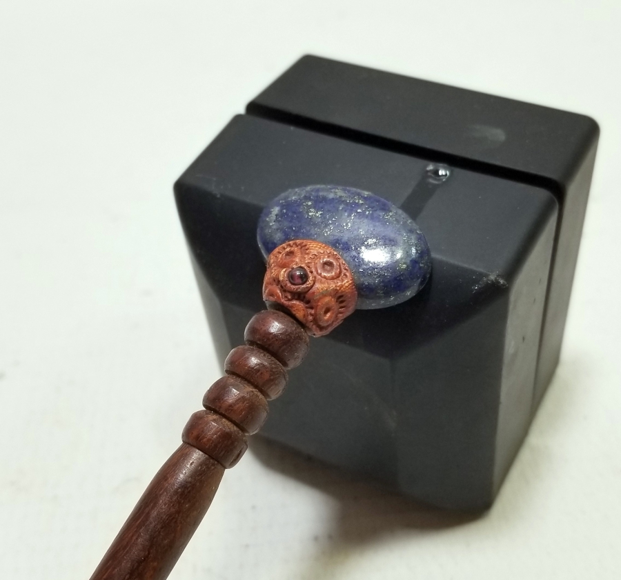 LAPİS LAZULİ TAŞLI EL YAPIMI OSMANLI DÖNEMİ OKUMA ÇUBUĞU