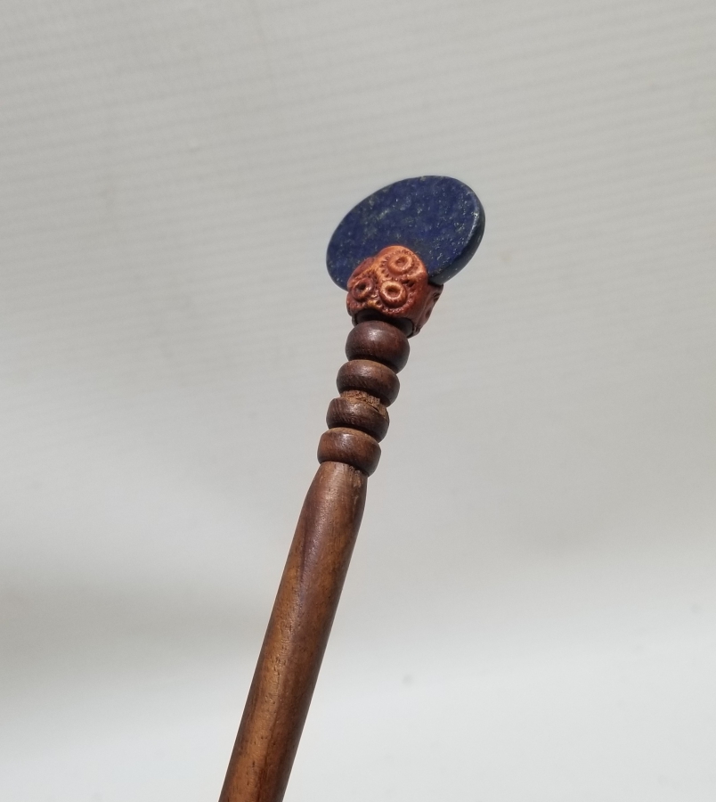 LAPİS LAZULİ TAŞLI EL YAPIMI OSMANLI DÖNEMİ OKUMA ÇUBUĞU