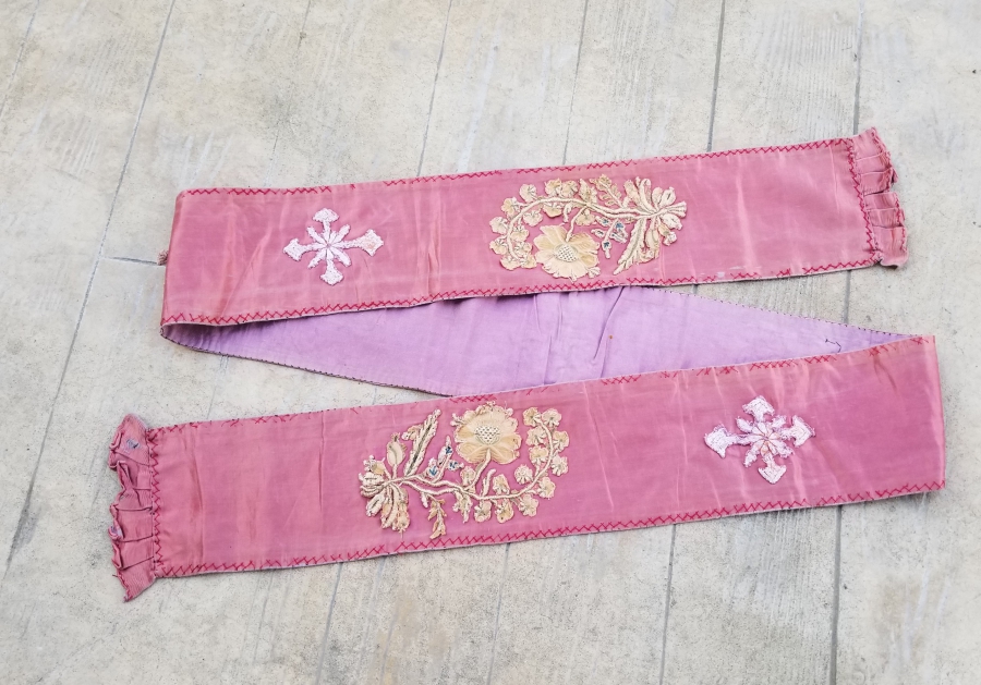 OSMANLI DÖNEMİ RUM İŞİ İPEK PAPAZ ATKISI