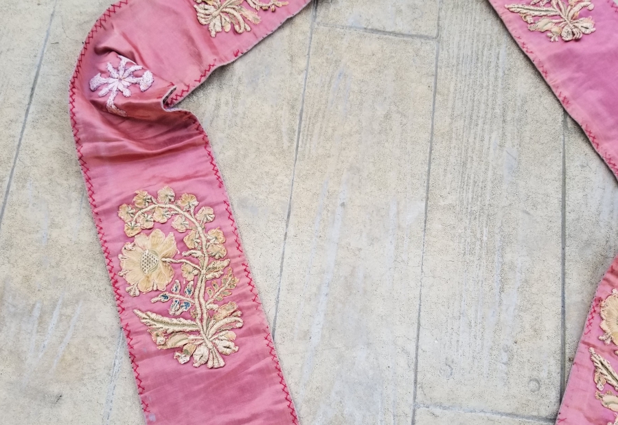 OSMANLI DÖNEMİ RUM İŞİ İPEK PAPAZ ATKISI