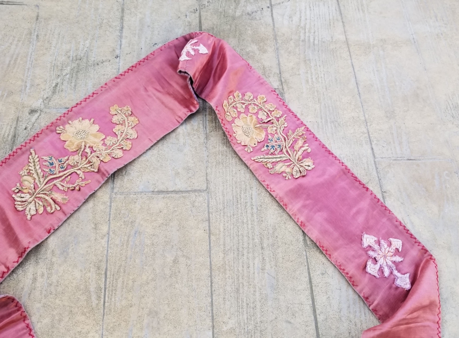 OSMANLI DÖNEMİ RUM İŞİ İPEK PAPAZ ATKISI