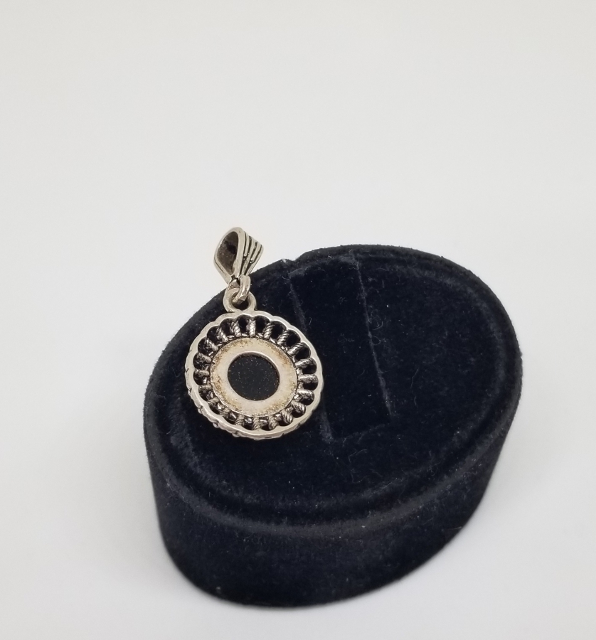 AKİK TAŞLI GÜMÜŞ KOLYE UCU