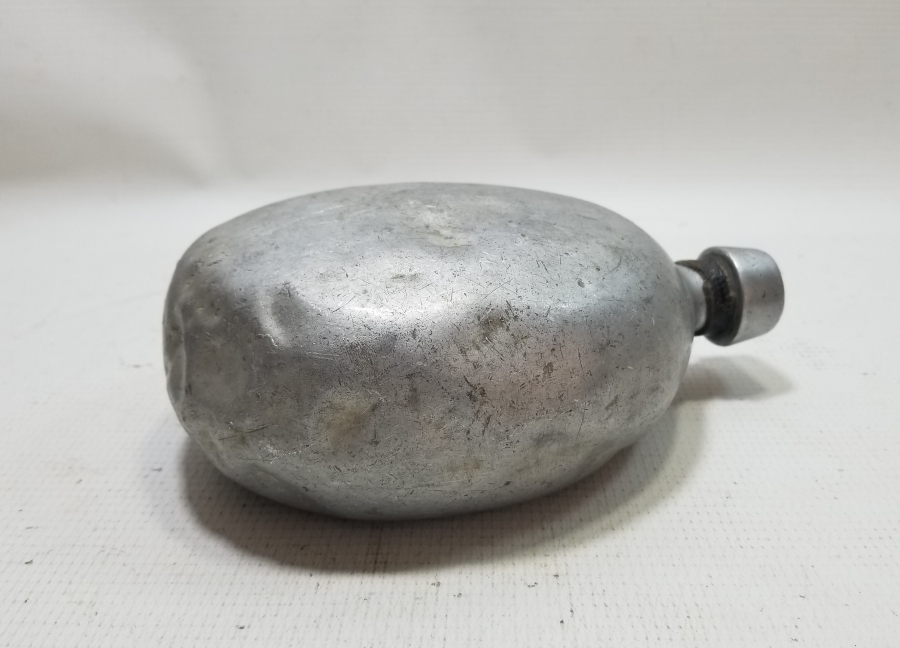 1. DÜNYA SAVAŞI DÖNEMİ ASAKİRİ ŞAHANE YAZILI NADİR FORMDA OSMANLI ASKER MATARASI