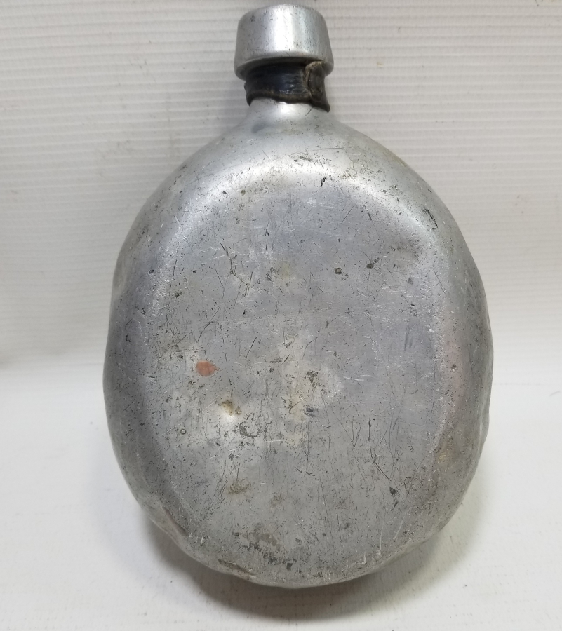 1. DÜNYA SAVAŞI DÖNEMİ ASAKİRİ ŞAHANE YAZILI NADİR FORMDA OSMANLI ASKER MATARASI