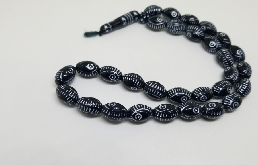 ÜZERİ GÜMÜŞ VERMEYLİ OSMANLI DÖNEMİ NADİR BEYKOZ TESPİH