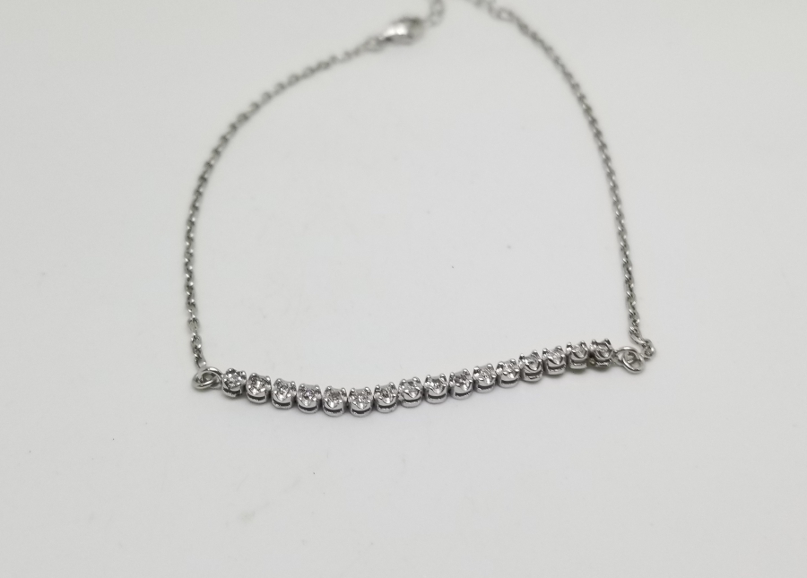 PIRLANTA TAŞLI SU YOLU BİLEKLİK