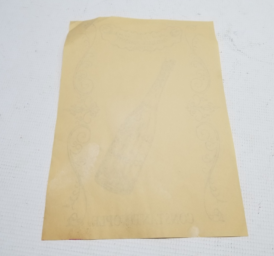 OSMANLI DÖNEMİ ÇOK NADİR BOMONTİ BİRA REKLAMI AFİŞİ