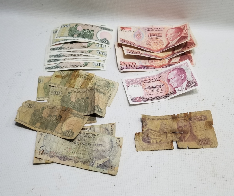 ANTİKA KAĞIT PARA LOTU