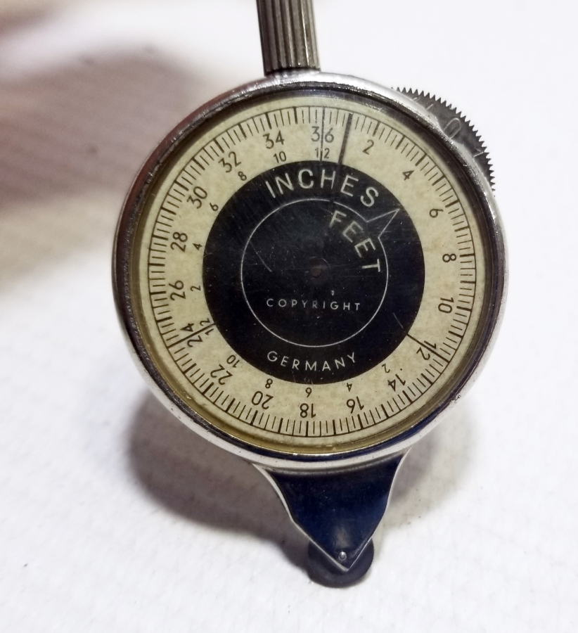 OSMANLI DÖNEMİ ÇOK NADİR HARİTA MESAFEÖLÇER