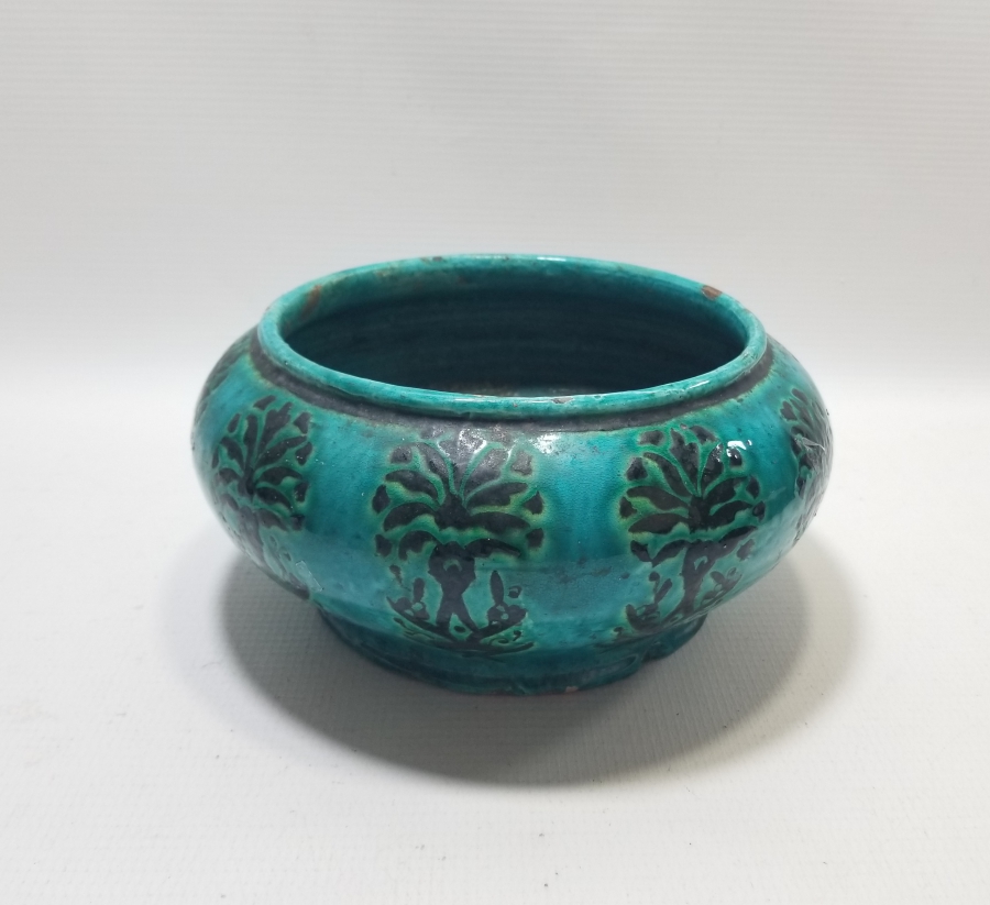 1800 BAŞLARI NADİR RENKTE OSMANLI DÖNEMİ İZNİK HOŞAF KASESİ VE ŞERBET BARDAĞI