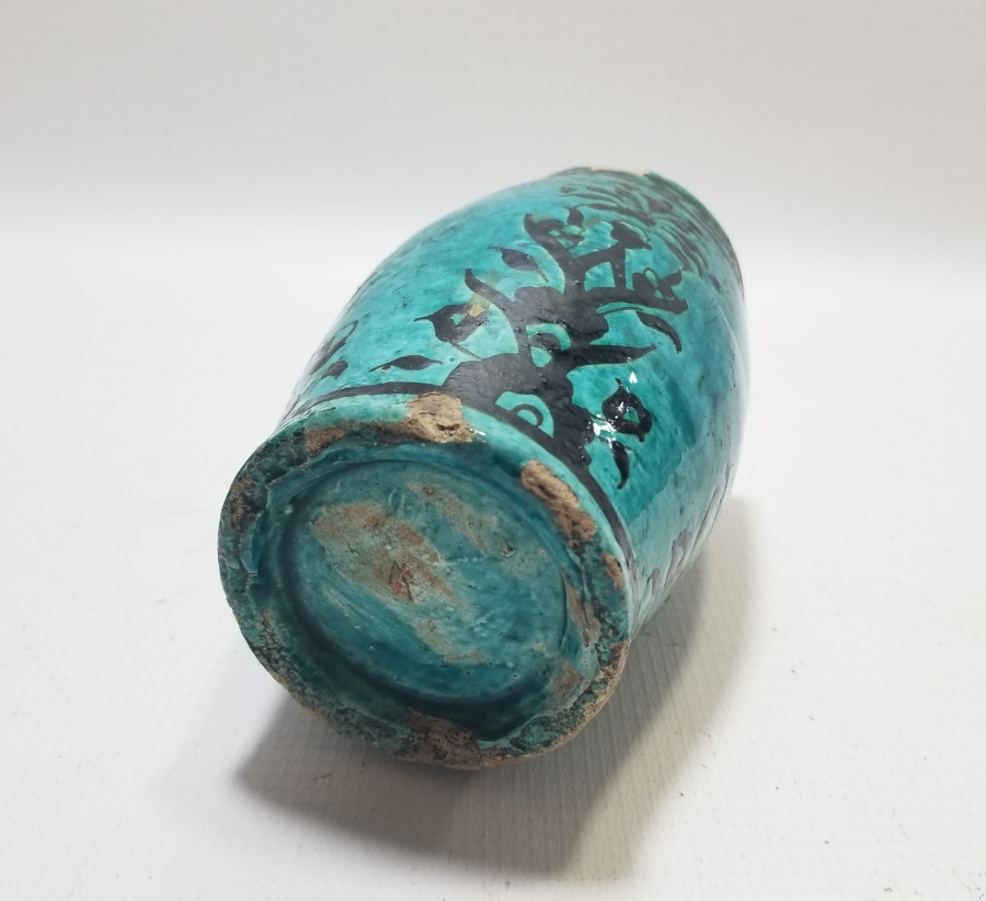 1800 BAŞLARI NADİR RENKTE OSMANLI DÖNEMİ İZNİK HOŞAF KASESİ VE ŞERBET BARDAĞI