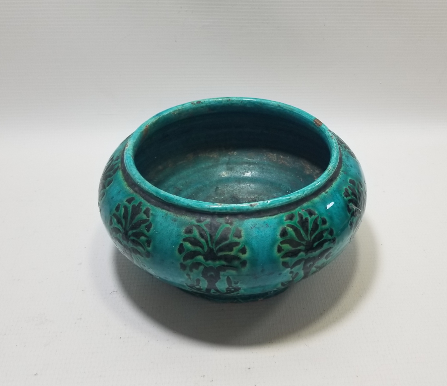 1800 BAŞLARI NADİR RENKTE OSMANLI DÖNEMİ İZNİK HOŞAF KASESİ VE ŞERBET BARDAĞI