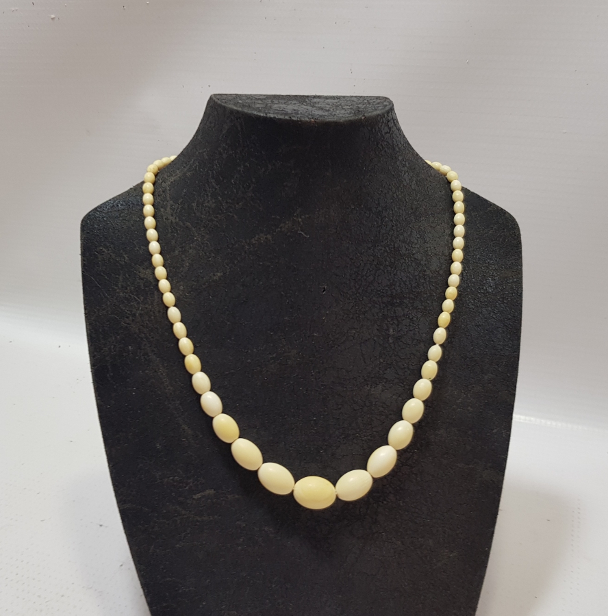 SU DAMLASI MODELİ OSMANLI DÖNEMİ FİLDİŞİ GERDANLIK