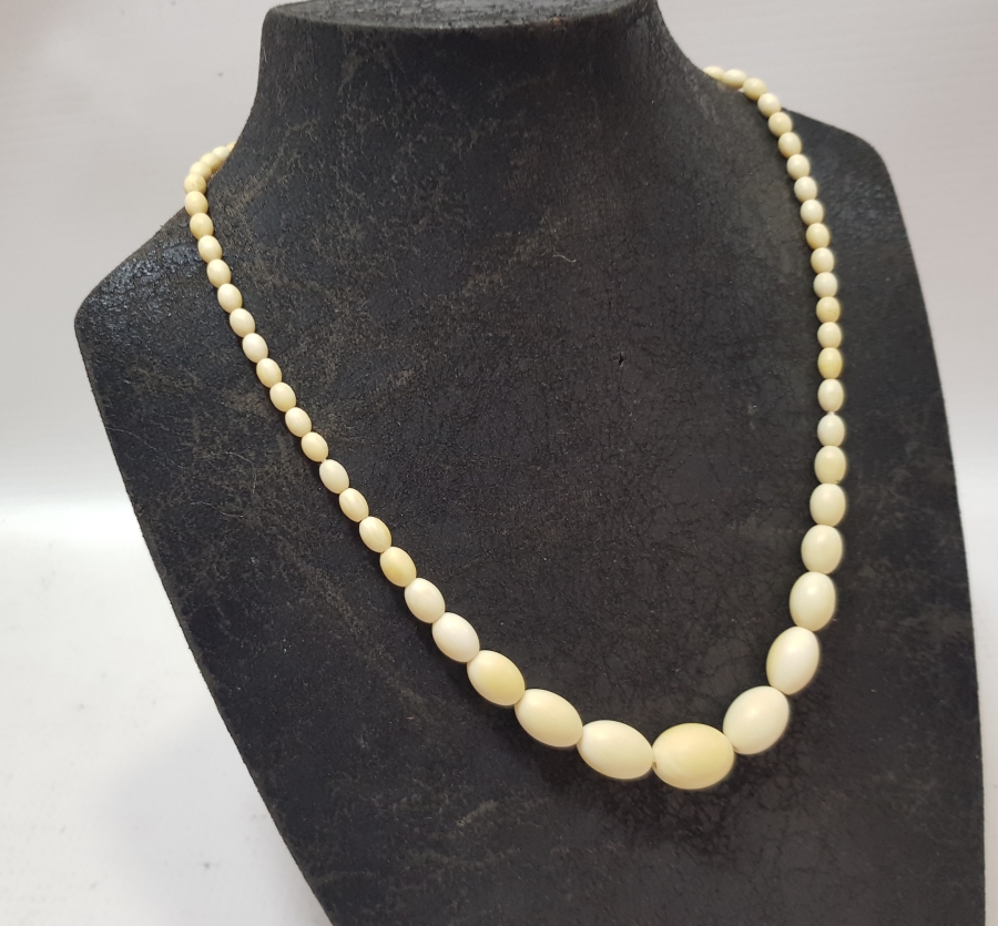 SU DAMLASI MODELİ OSMANLI DÖNEMİ FİLDİŞİ GERDANLIK