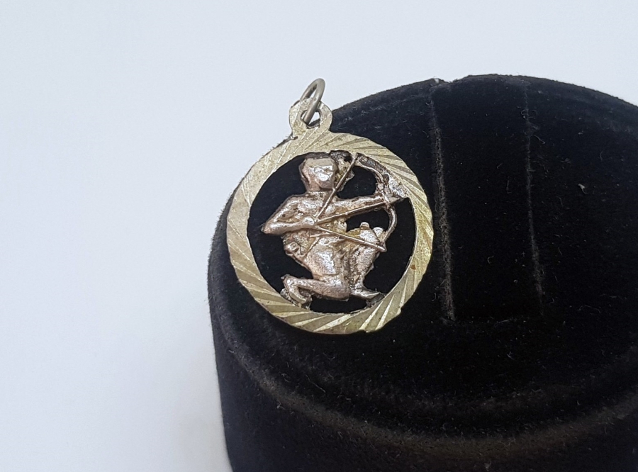 EL YAPIMI YAY BURCU GÜMÜŞ KOLYE UCU