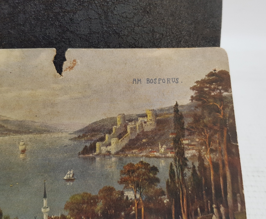 BOĞAZ GÖRSELLİ OSMANLI DÖNEMİ KARTPOSTAL