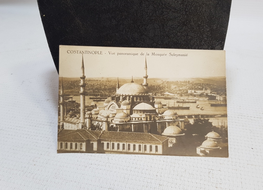 SÜLEYMANİYE CAMİ GÖRSELLİ OSMANLI DÖNEMİ KARTPOSTAL