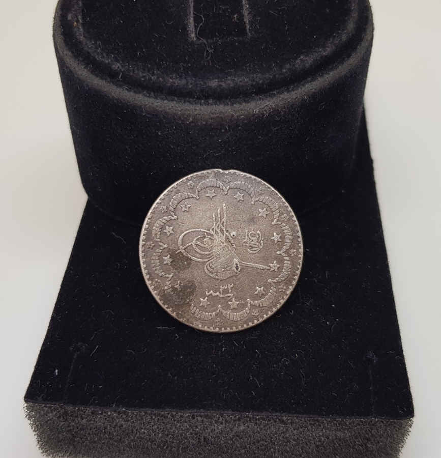 SULTAN ABDÜLHAMİD HAN DÖNEMİ GÜMÜŞ 5 KURUŞ PARA