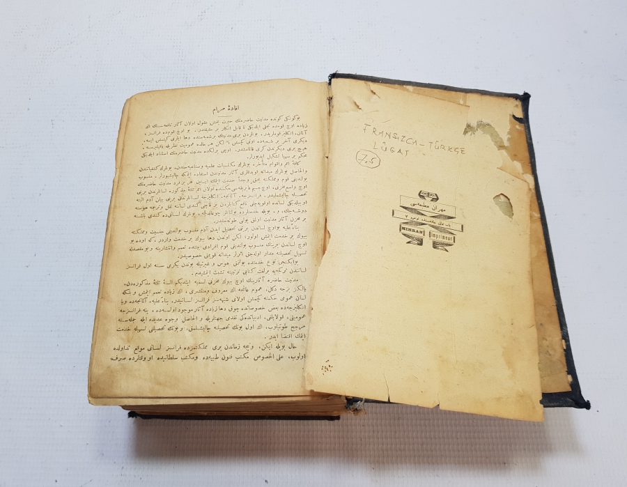 OSMANLI DÖNEMİ FRANSIZCA - OSMANLICA DEV BOY SÖZLÜK