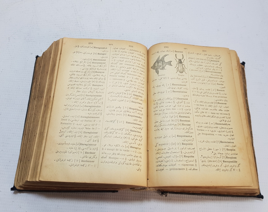 OSMANLI DÖNEMİ FRANSIZCA - OSMANLICA DEV BOY SÖZLÜK