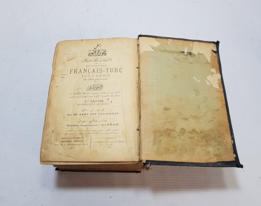 OSMANLI DÖNEMİ FRANSIZCA - OSMANLICA DEV BOY SÖZLÜK