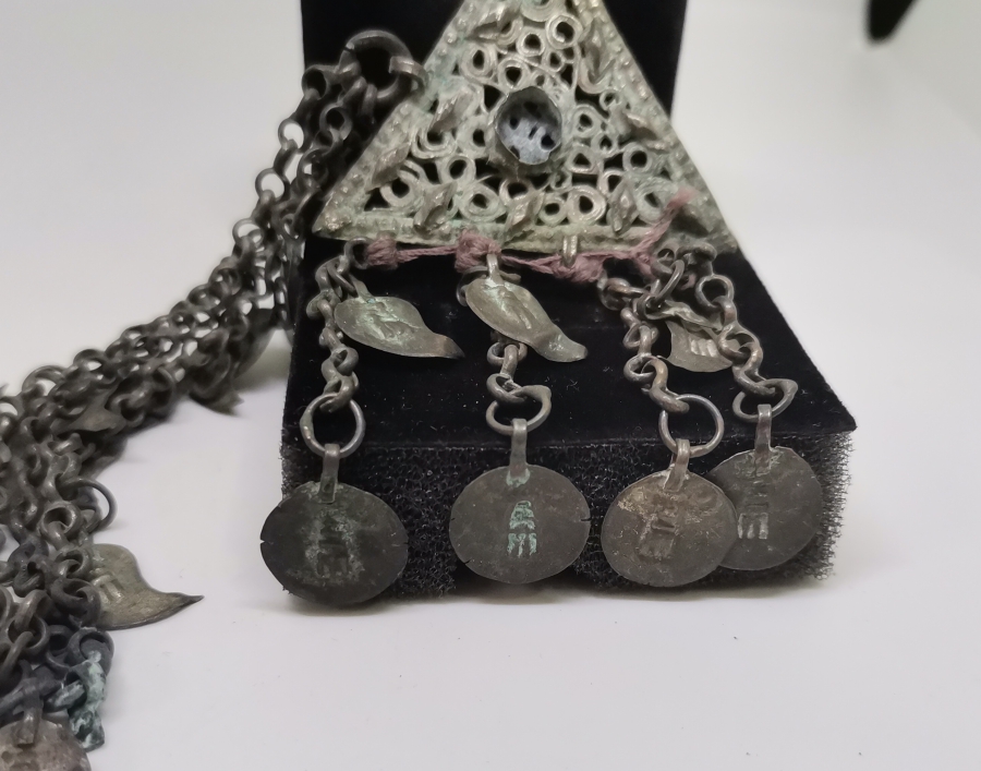 KABARTMA İŞÇİLİKLİ OSMANLI DÖNEMİ KAZ AYAĞI AŞIRET SİMGELİ FES SÜSÜ