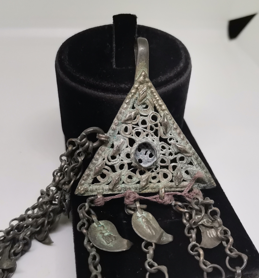 KABARTMA İŞÇİLİKLİ OSMANLI DÖNEMİ KAZ AYAĞI AŞIRET SİMGELİ FES SÜSÜ