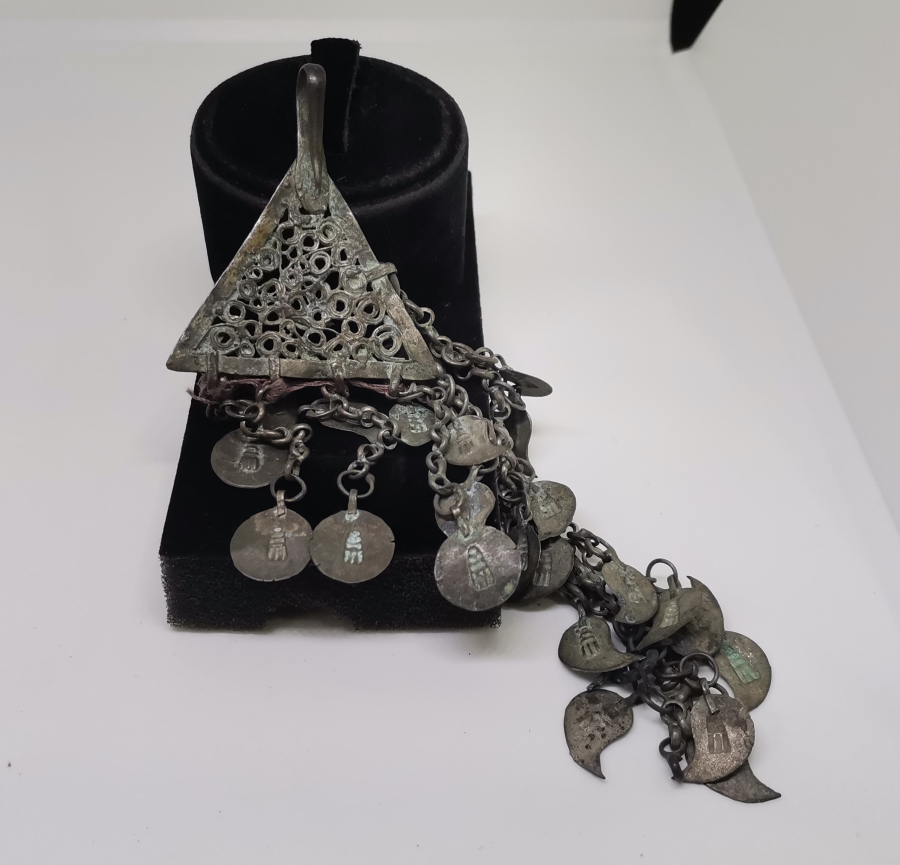 KABARTMA İŞÇİLİKLİ OSMANLI DÖNEMİ KAZ AYAĞI AŞIRET SİMGELİ FES SÜSÜ