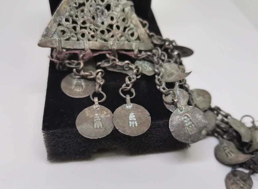 KABARTMA İŞÇİLİKLİ OSMANLI DÖNEMİ KAZ AYAĞI AŞIRET SİMGELİ FES SÜSÜ