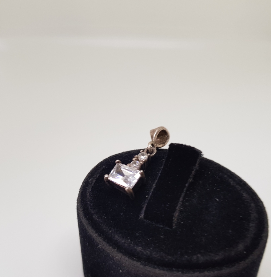 MARGAZİT TAŞLI GÜMÜŞ KOLYE UCU