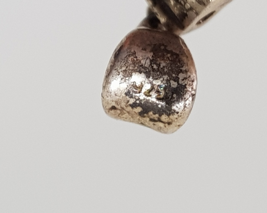 MARGAZİT TAŞLI GÜMÜŞ KOLYE UCU