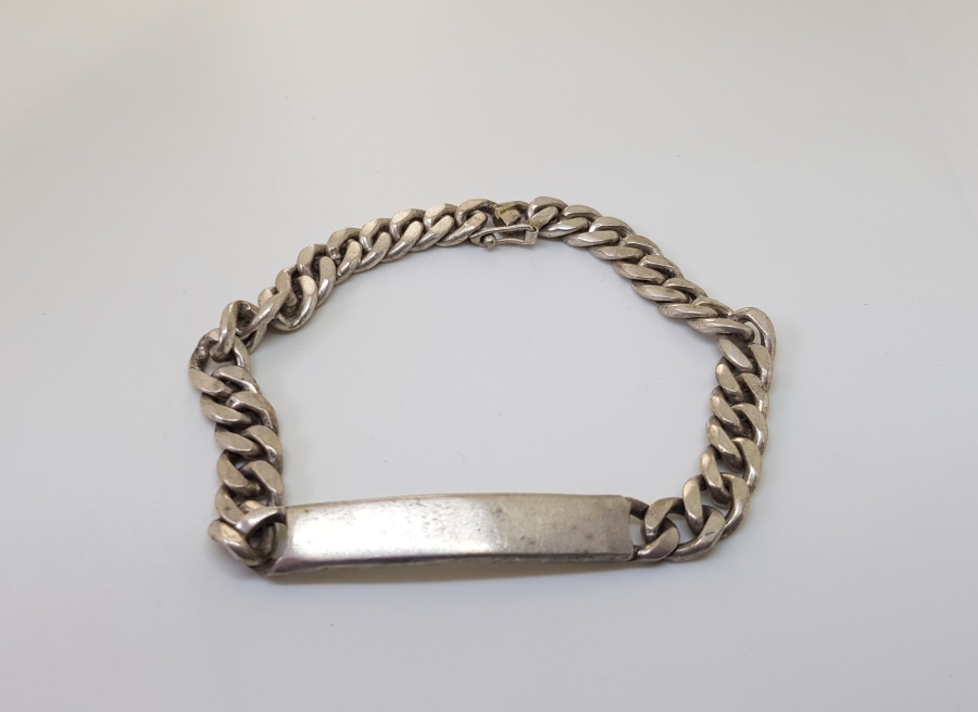 GÜMÜŞ ERKEK BİLEKLİĞİ - KÜNYE