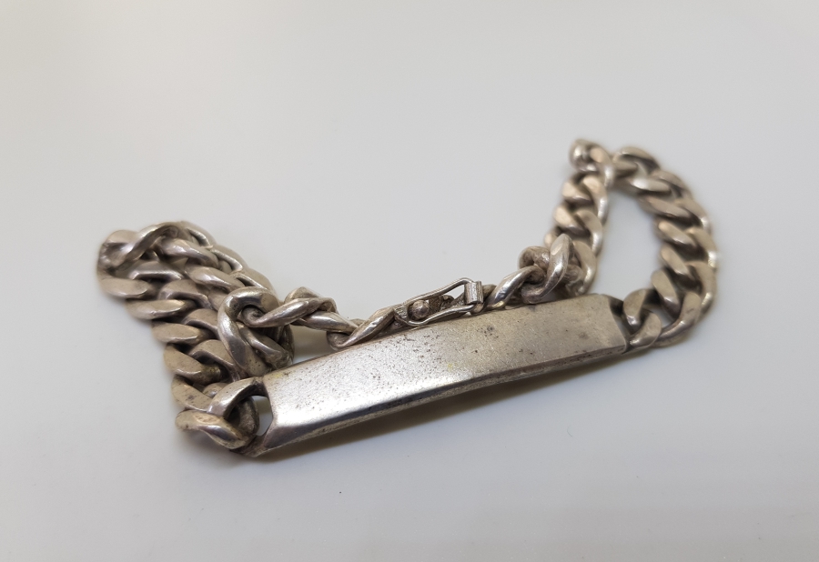 GÜMÜŞ ERKEK BİLEKLİĞİ - KÜNYE